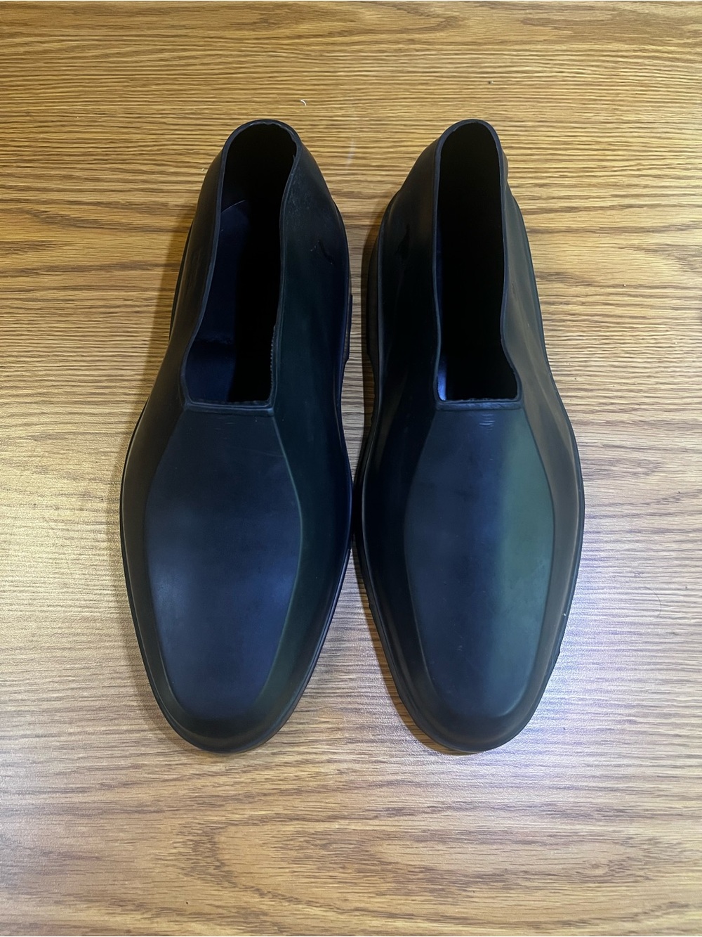 Totes Men's Black Slip-On Natural Rubber Over Shoes Size Large